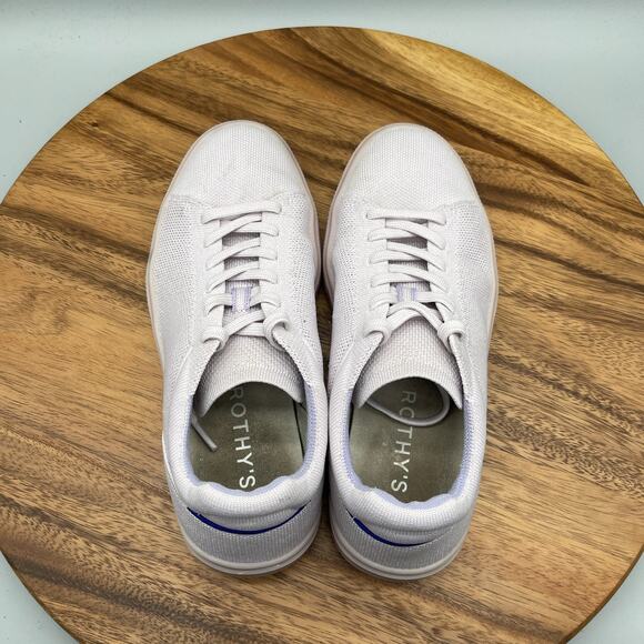 ROTHY'S Shoes Womens Size 8.5 Off White Casual Comfort Walking Sneakers - Picture 5 of 8